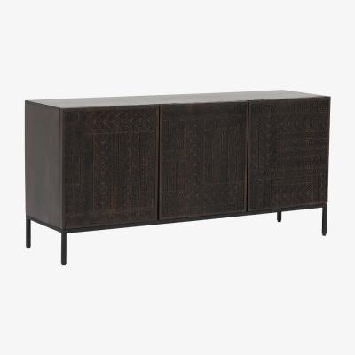 Barker and Stonehouse Inca 3 Door Sideboard Wood | Barker & Stonehouse