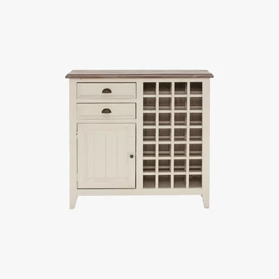 Barker and Stonehouse Carisbrooke Wine Rack, Stucco White