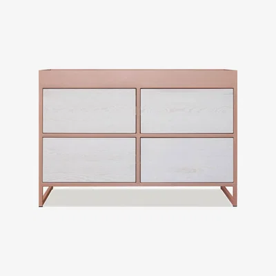 Bombinate.com Beige Red Ray Sideboard