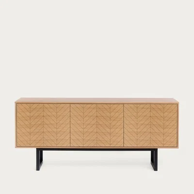 Bombinate.com Oak Camden Highboard Herringbone