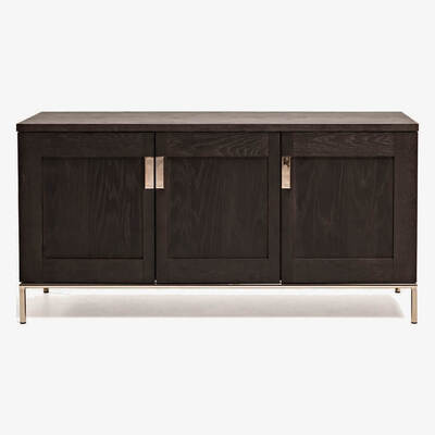 Bombinate.com Dark Wood/Brass Pimlico Sideboard