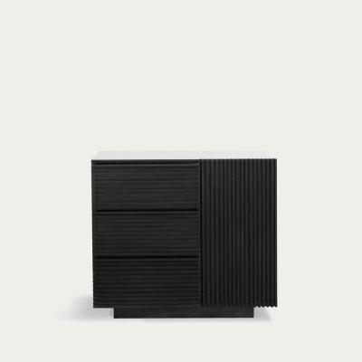 Bombinate.com Black Oak Small Nao Sideboard