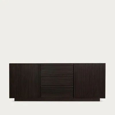Bombinate.com Black Oak Large Nao Sideboard