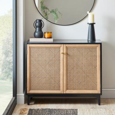 Dunelm Franco Small Sideboard Black