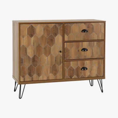Dunelm Ottawa Sideboard Mid Oak (Brown)