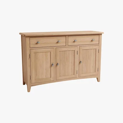 Dunelm Lyla 3 Door Sideboard Light Oak