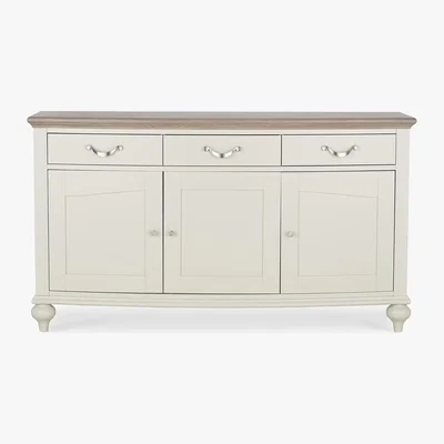 Dunelm Sophia Grey Large Sideboard Grey