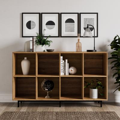 Dunelm Fulton Open Sideboard Pine Brown/Black