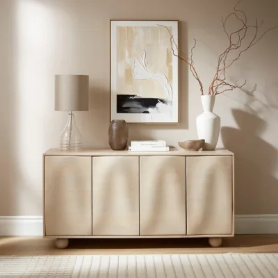 Dunelm Artha Extra Wide Sideboard, Mango Wood