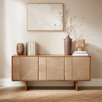 Dunelm Nancy Extra Wide Sideboard, Mango Wood