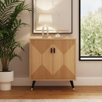 Dunelm Amara Small Sideboard, Wood Effect