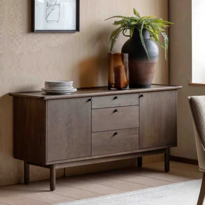 Dunelm Kalia Large Sideboard, Oak Effect