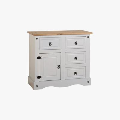 Dunelm Corona Grey Medium Sideboard Grey
