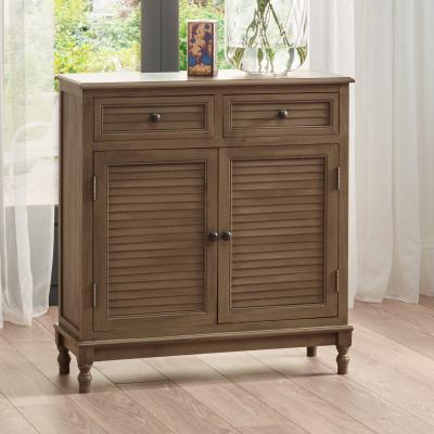 Dunelm Pacific Ashwell Sideboard, Taupe Painted Pine Taupe