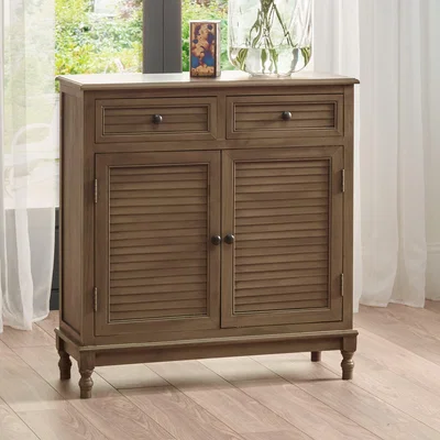 Dunelm Pacific Ashwell Sideboard, Taupe Painted Pine Taupe