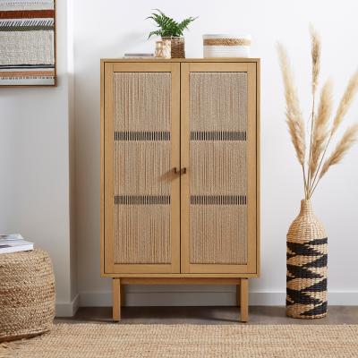 Dunelm Hester Tall Sideboard Brown