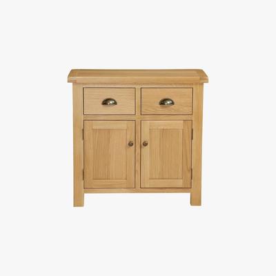 Dunelm Sherbourne Oak Mini Sideboard Natural