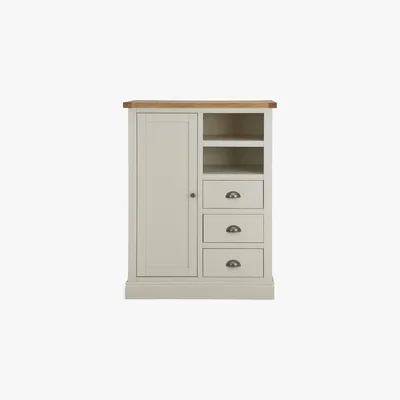 Dunelm Compton Ivory Mini Wardrobe Cream