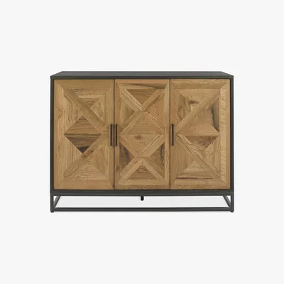 Dunelm Indus Narrow Sideboard Wood (Brown)