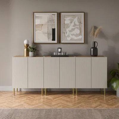 Dunelm Georgi Extra Wide Sideboard with Pull Out Desk
