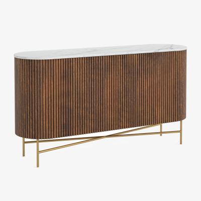 Dunelm Return - Kiera Large Sideboard, Mango Wood & Real Marble