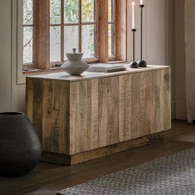 Dunelm Iver 4 Door Sideboard Natural