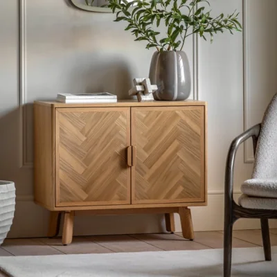 Dunelm Hanley Parquet Small Sideboard