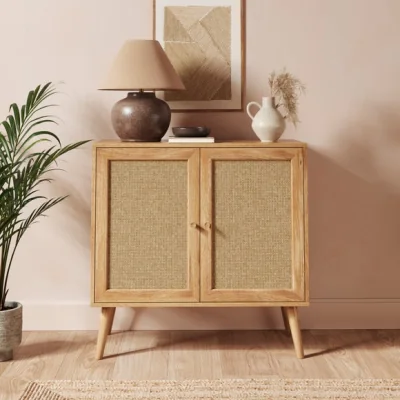 Dunelm Jordyn Small Sideboard, Mango Wood Effect