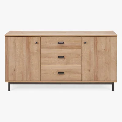 Dunelm Fulton Oak Effect Large Sideboard Light Oak