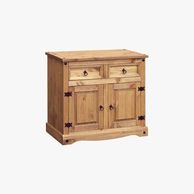 Dunelm Core Corona 2 Drawer 2 Door Sideboard Natural