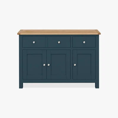 Dunelm Bromley Blue Large Sideboard Blue