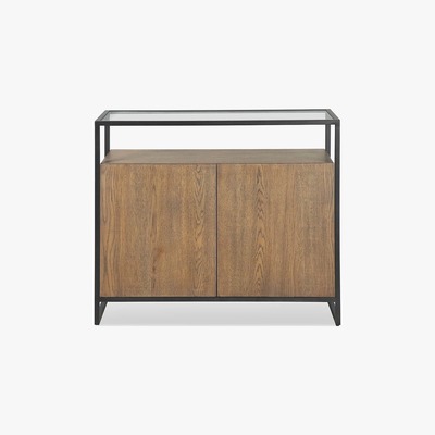 Dunelm Dillon Sideboard Oak Brown and Grey