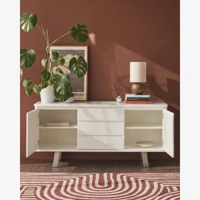 Danetti Assi White Gloss Sideboard