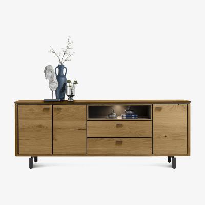Furniture Village Habufa - Montreal Medium Sideboard - Railway Brown