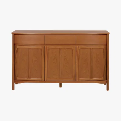 Furniture Village Nathan - Shades 3 Door Sideboard - Brown