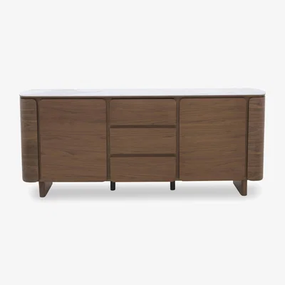 Furniture Village Mekong 2 Door 3 Drawer Large Sideboard