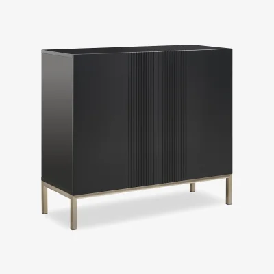 Furniture Village Delta 2 Door Sideboard with Smart LED Lighting - Black