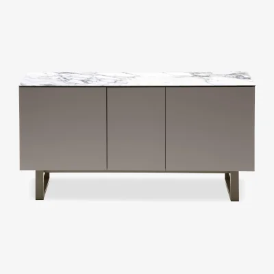 Furniture Village Connubia - Dalia 3 Door Sideboard - Lva Pepper