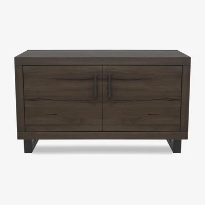 Furniture Village Bodahl - Compact Terra 2 Door Sideboard - Smoked