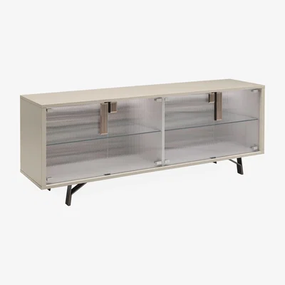 Furniture Village ALF - Franco 4 Door Sideboard with Glass Doors