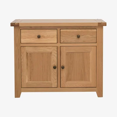 Furniture Village Furnitureland - California Solid Oak Small Sideboard
