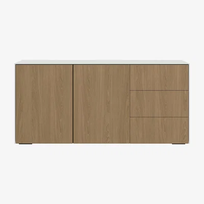 Furniture Village Lexa Smart 2 Door 3 Drawer Sideboard