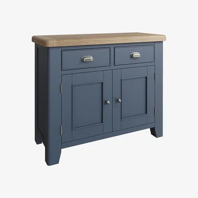 Furniture123 Navy & Oak Small Sideboard -  Pegasus