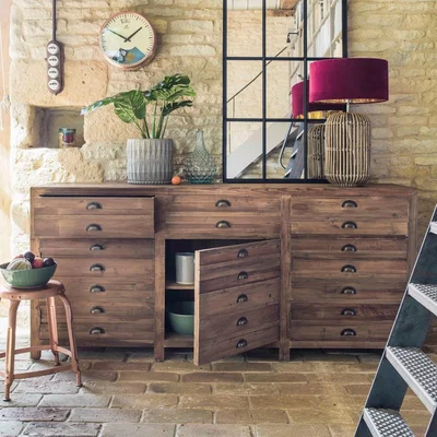 Graham & Green Larkin Three Door Pine Sideboard