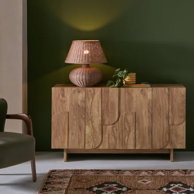 Habitat Habitat Yassica 3 Door Sideboard - Natural