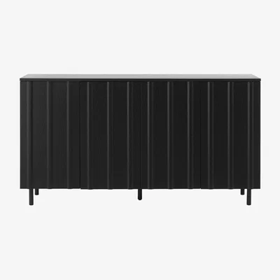 Heal's Normann Copenhagen Rib Sideboard in Soft Black