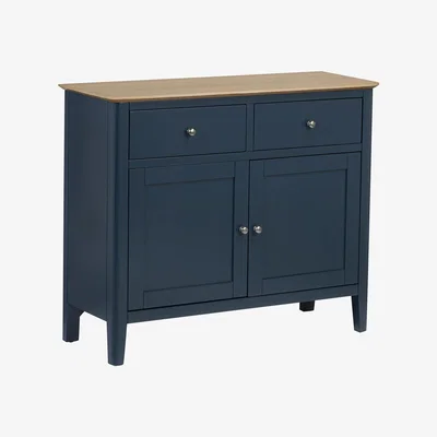 Homebase Pembrooke Small Sideboard - Dark Navy