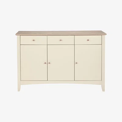 John Lewis John Lewis & Partners Alba Wide Sideboard, Washed Grey