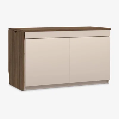 John Lewis Bisley Hideaway Swing Sideboard with Left Hand Desk & Power Sockets