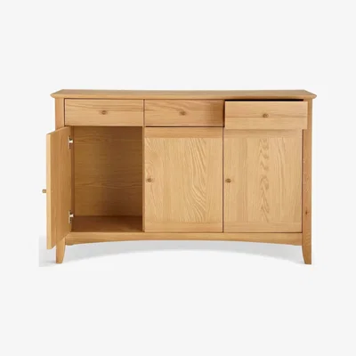 John Lewis John Lewis & Partners Alba Wide Sideboard, Oak